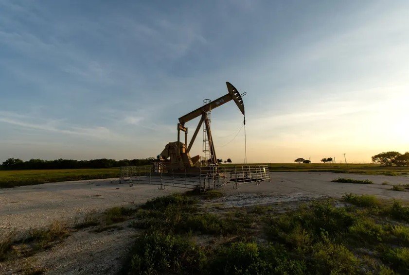 A pump jack in the Eagle Ford oil patch south of San Antonio.